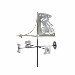 girouette de toit, girouette de toit artisanale, girouette de jardin artisanale, girouette de jardin originale, fabrication girouette de toit, girouette zinc, girouette vélo
