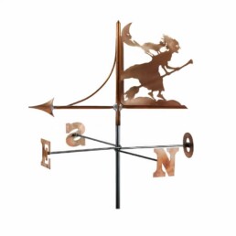 girouette de toit, girouette de toit artisanale, girouette de jardin artisanale, girouette de jardin originale, fabrication girouette de toit, girouette zinc, girouette cuivre, girouette sorcière