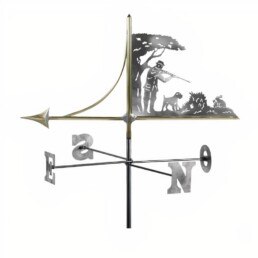 girouette de toit, girouette de toit artisanale, girouette de jardin artisanale, girouette de jardin originale, fabrication girouette de toit, girouette chasseur, girouette métier, girouette de toit chasseur, girouette zinc