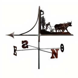 girouette de toit, girouette de toit artisanale, girouette de jardin artisanale, girouette de jardin originale, fabrication girouette de toit, girouette cuivre, girouette de toit agricole