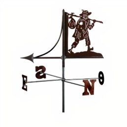 girouette de toit, girouette de toit artisanale, girouette de jardin artisanale, girouette de jardin originale, fabrication girouette de toit, girouette cuivre, girouette homme