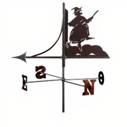 girouette de toit, girouette de toit artisanale, girouette de jardin artisanale, girouette de jardin originale, fabrication girouette de toit, girouette sorcière, girouette cuivre, girouette fantaisie