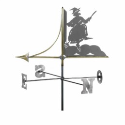 girouette de toit, girouette de toit artisanale, girouette de jardin artisanale, girouette de jardin originale, fabrication girouette de toit, girouette sorcière, girouette zinc, girouette fantaisie